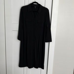 Black dress with 3/4 in sleeves